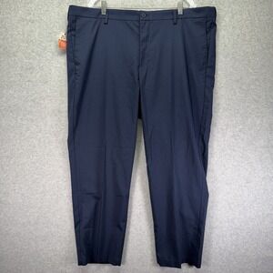 Dockers Pants Mens 44x30 Blue Chino Signature Go Khaki Straight Fit Performance